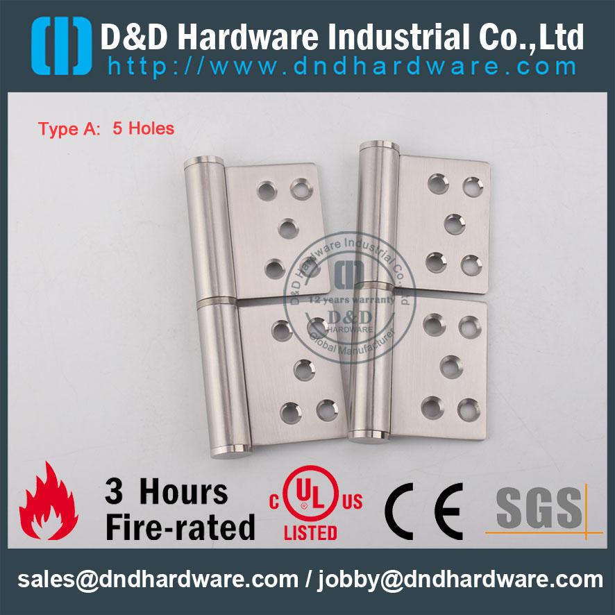 D&D Hardware-Door Ironmongery UL Standard Flag Hinge DDSS030_A