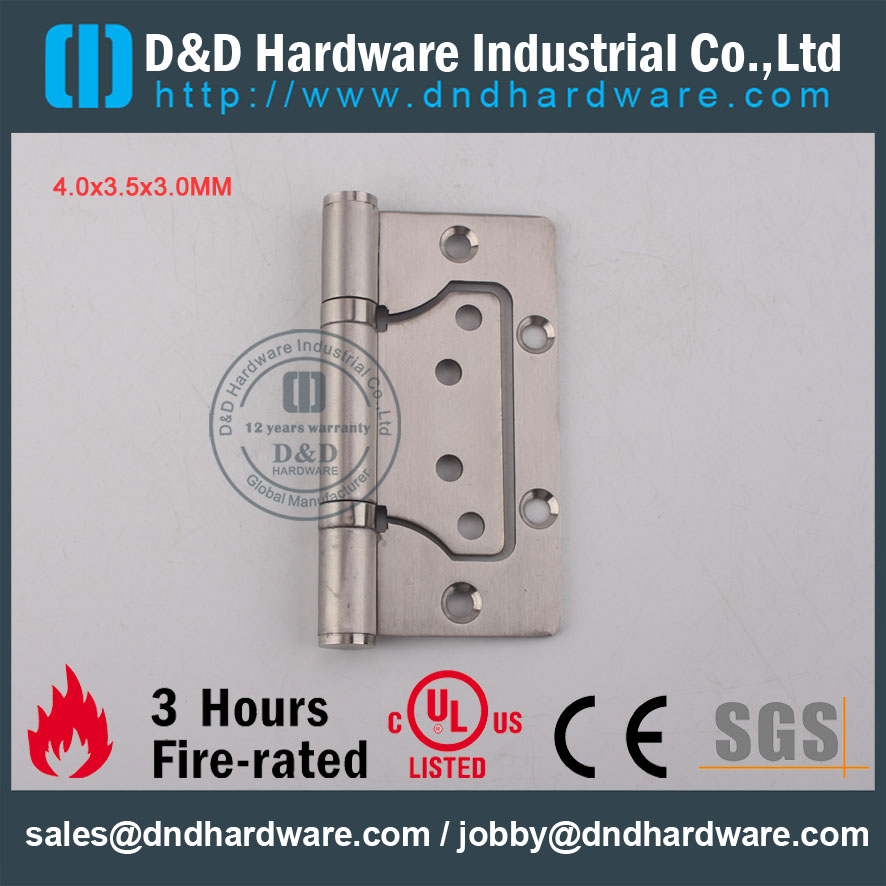 D&D Hardware-Europe Market SS304 4x3.5x3 Flush Hinge DDSS026