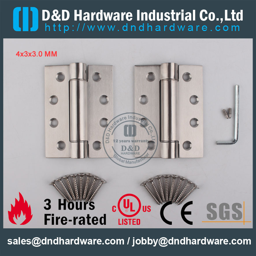 D&D Hardware-Wholesale Grade SS304 Single Action Spring Hinge DDSS033