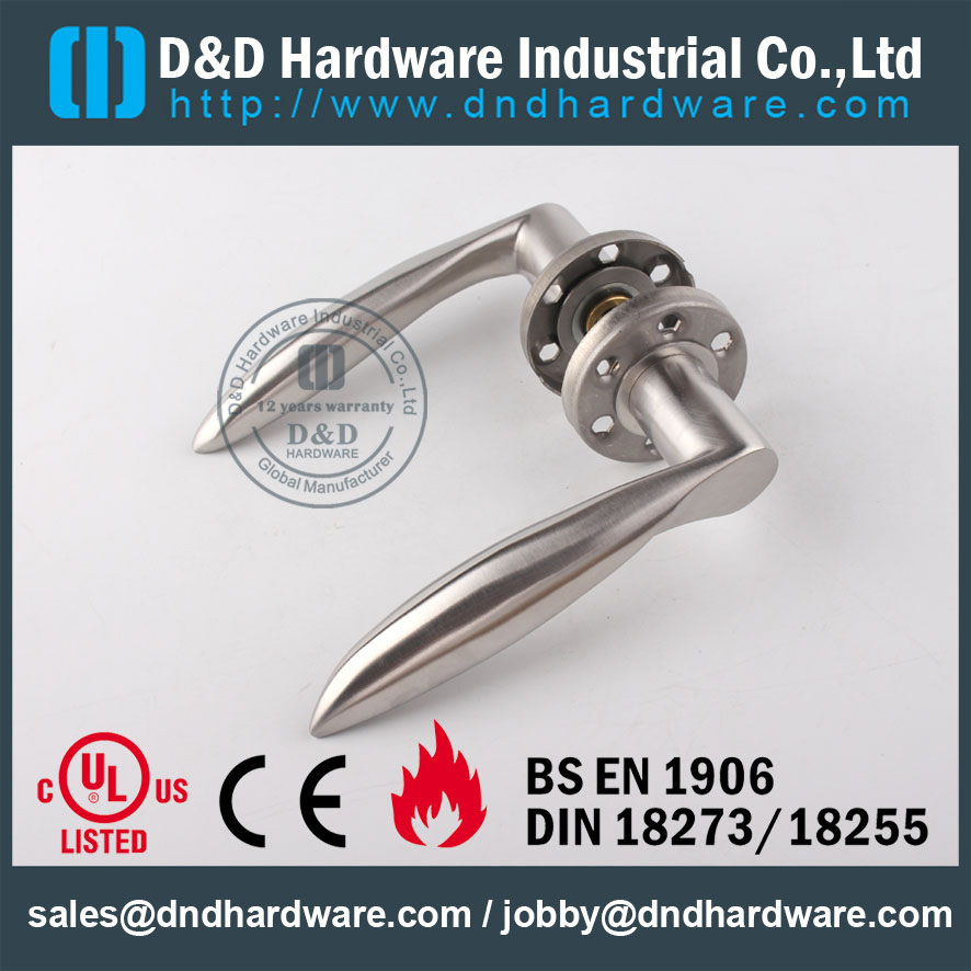D&D Hardware-Architectural Hardware SS304 Solid lever handle DDSH026
