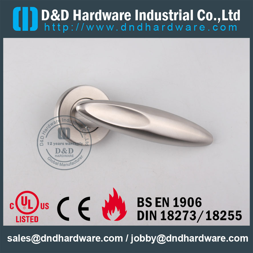 D&D Hardware-Architectural Hardware solid Door handle DDSH020