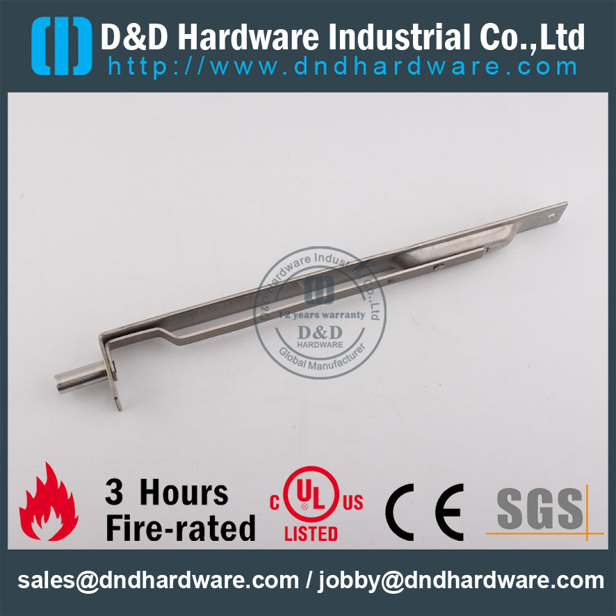 D&D Hardware-Wholesale Grade SS304 Flush Bolt DDDB005