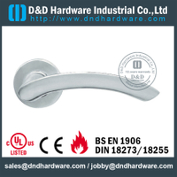 Antirust classical bent casting solid lever handle for Home Door- DDSH105