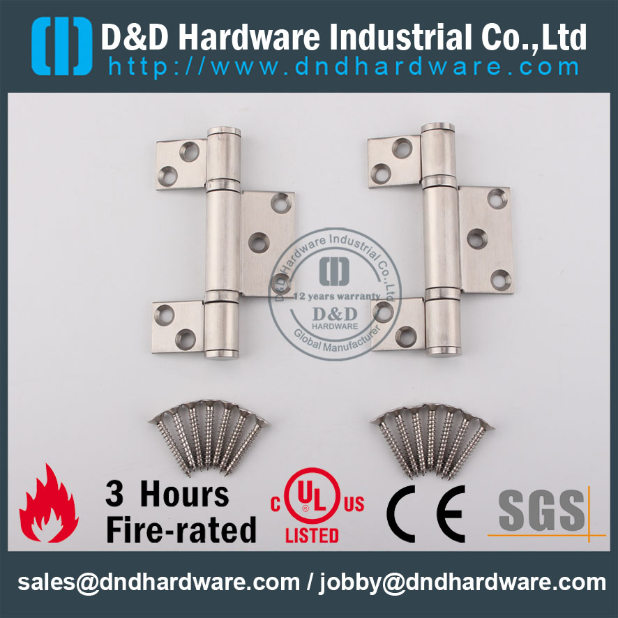 D&D Hardware-Wooden Door Stainless Steel Three leaves Hinge DDSS042