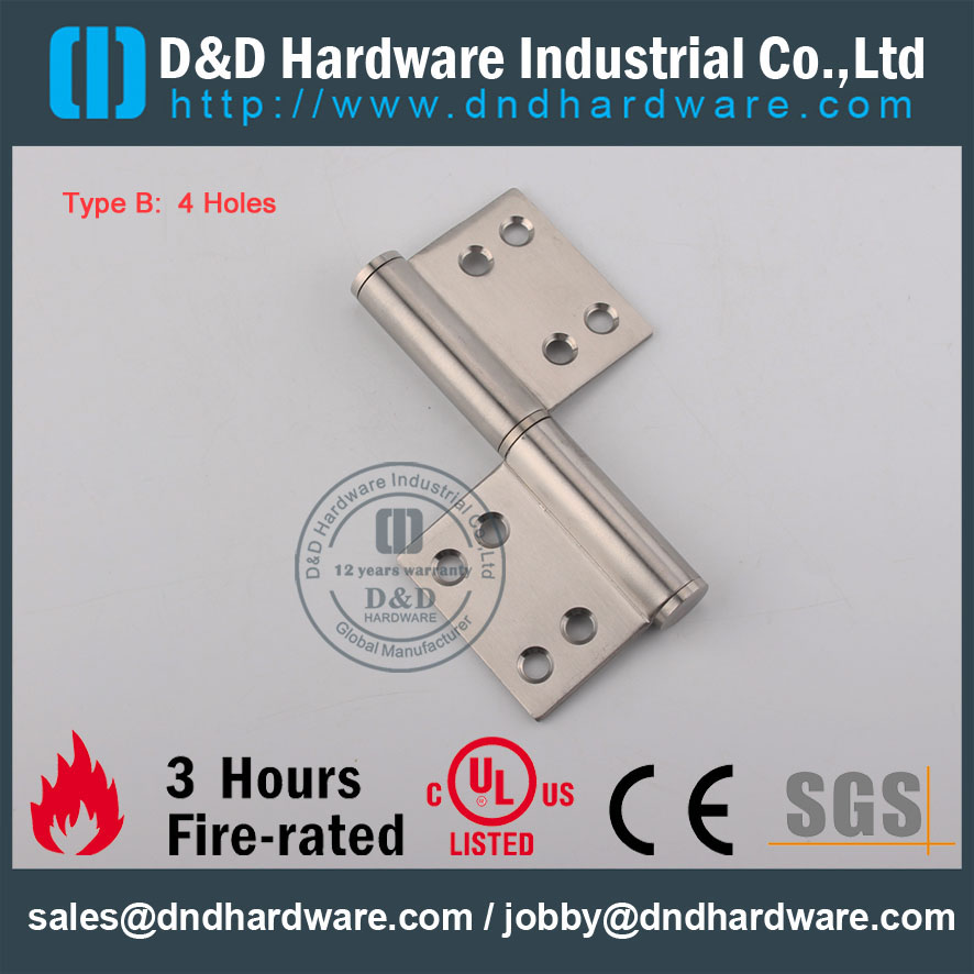 D&D Hardware-Door Accessories Stainless steel Door Hinge DDSS030_B
