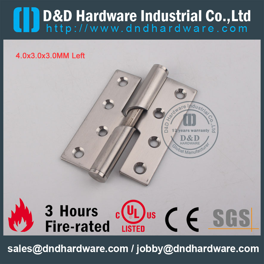D&D Hardware-CE Certificate Fire Rated Rising hinge DDSS016
