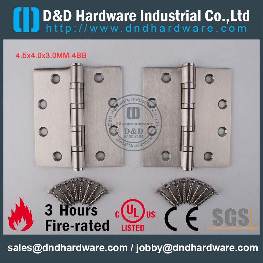 D&D Hardware-Euro Interior Stainless Steel Door Hinge DDSS002