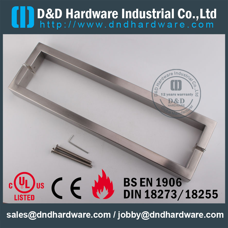 D&D Hardware-Euro Interior Stainless steel Pull handle DDPH015