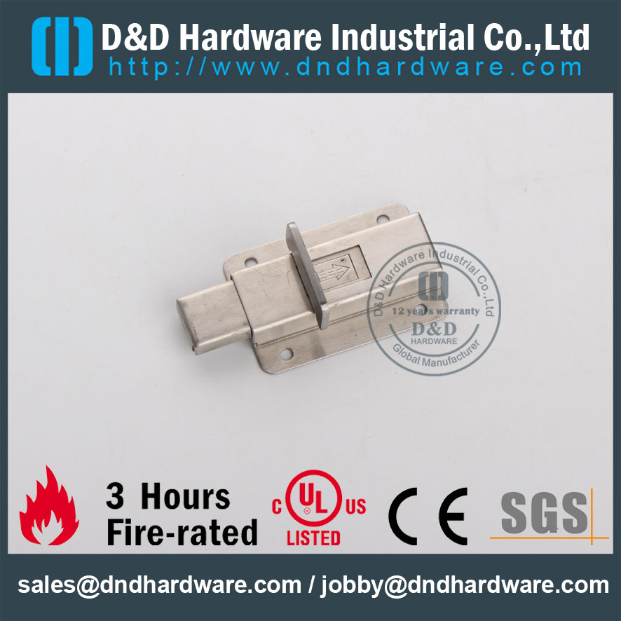 D&D Hardware-Wooden Door Stainless Steel Bolt DDDB013