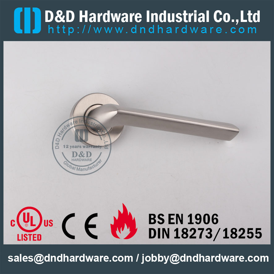 D&D Hardware-Indoor Hardware Stainless Steel Door handle DDSH016