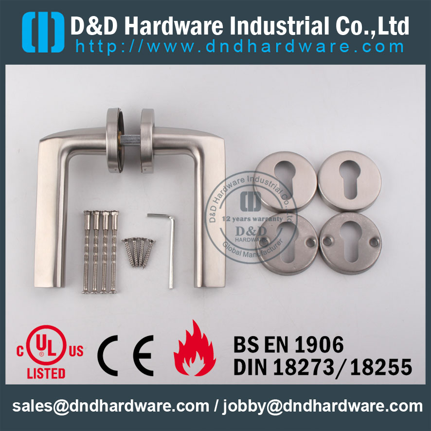 D&D Hardware-CE Certificate Stainless Steel Door Lock handle DDSH016