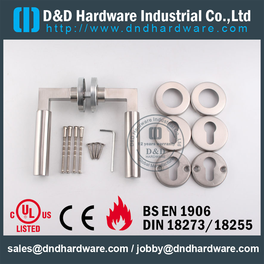 D&D Hardware-Stainless Steel 304 Door lever handle DDTH023