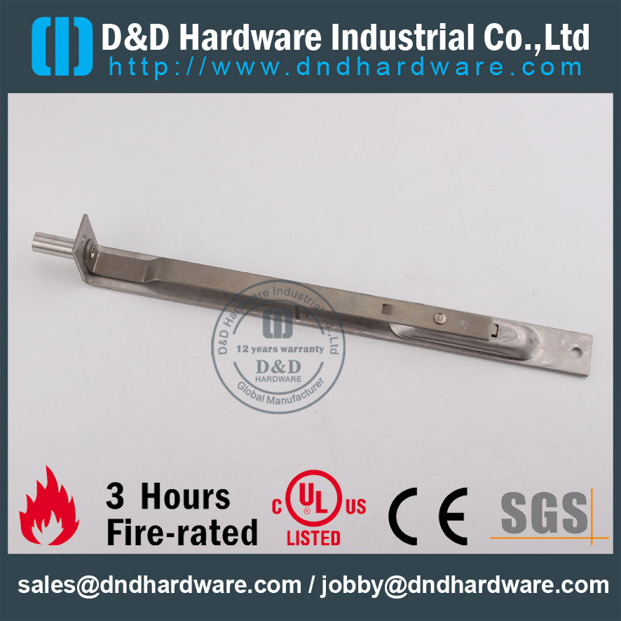 D&D Hardware-Europe Decorative Design SS304 Flush Bolt DDDB005