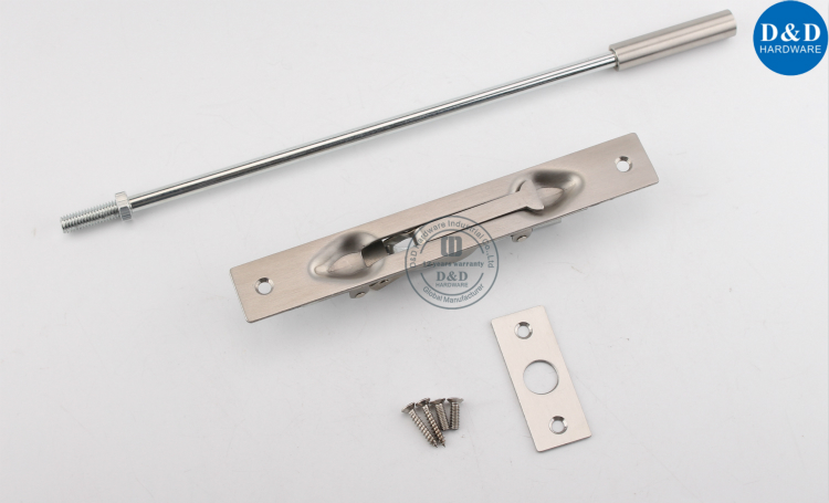 Stainless Steel Grade 304 Long Flush Door Bolt-D&D Hardware