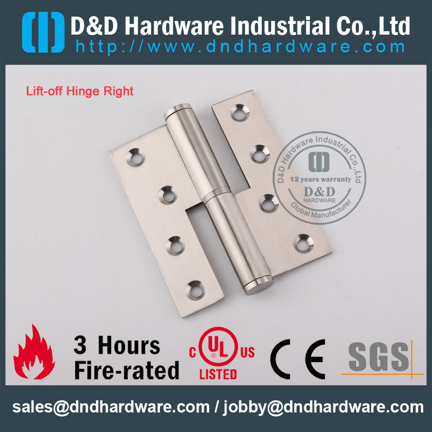 D&D Hardware-Stainless Steel Door Accessories Lift-off hinge DDSS018