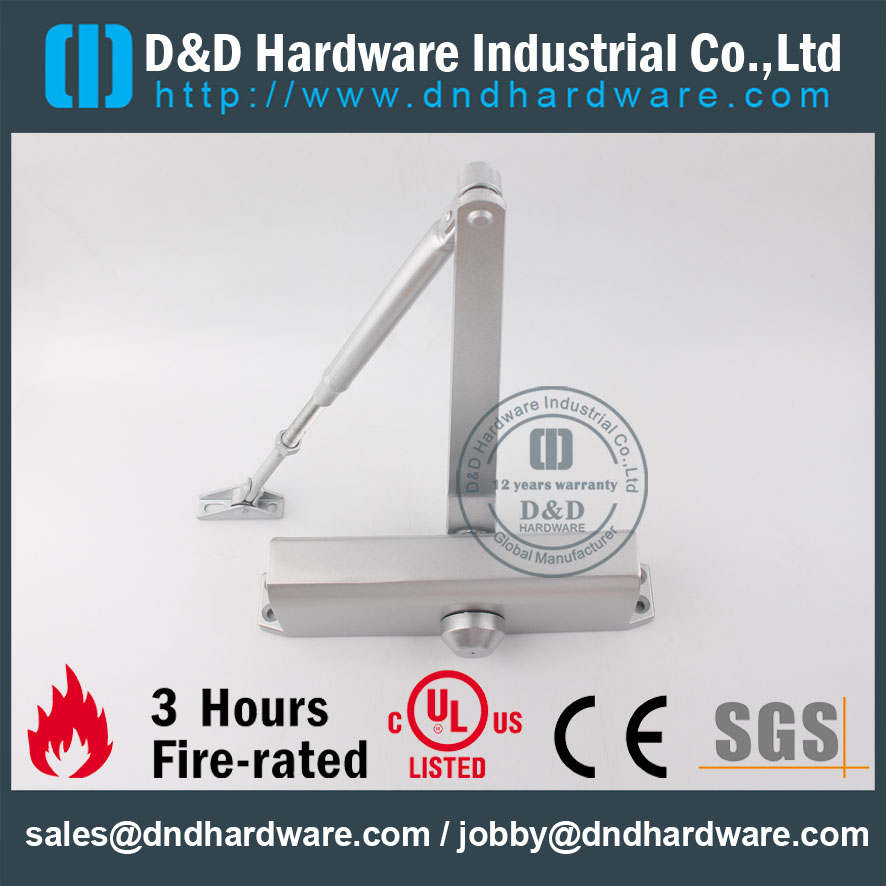 D&D Hardware-UL Standard Aluminum Door closer DDDC-074