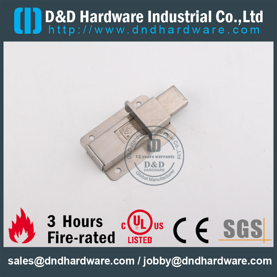 D&D Hardware-Stainless Steel 304 Square type Door Bolt DDDB013