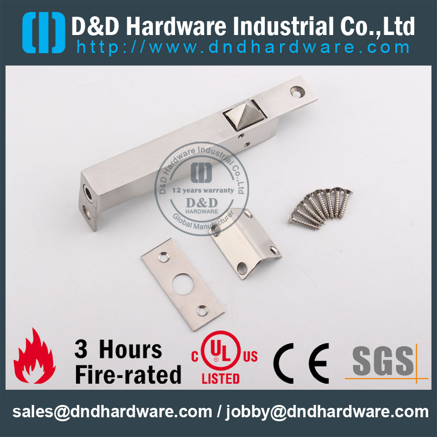 D&D Hardware-Architectural Hardware SS304 Automatic Flush Door Bolt DDDB023