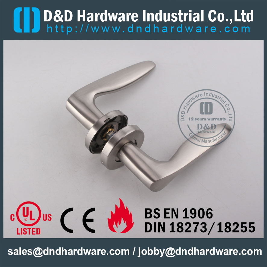 D&D Hardware-CE Certificate SS304 Solid Door handle DDSH008