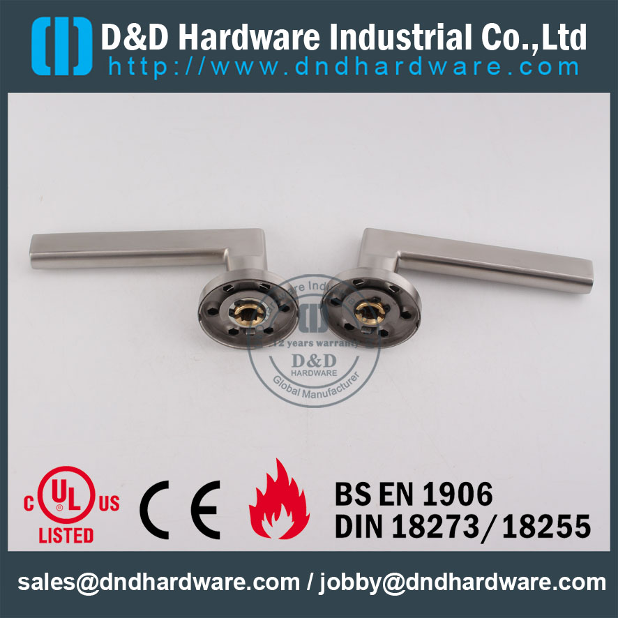 D&D Hardware-Decorative Design solid Door handle DDSH023