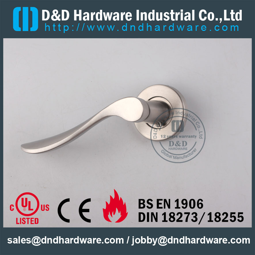 D&D Hardware-Door Accessories SS304 lever handle DDSH012