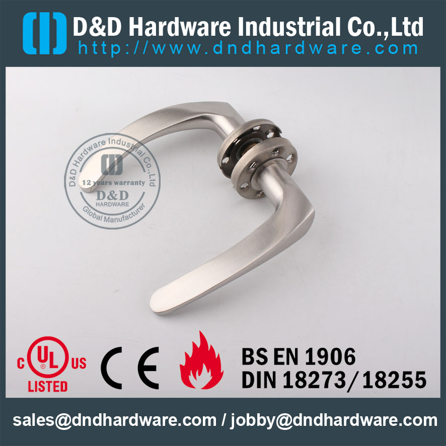 D&D Hardware-Investment Cast Door lever handle DDSH013