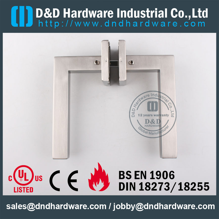 D&D Hardware-Square Door Lever handle with CE DDTH019