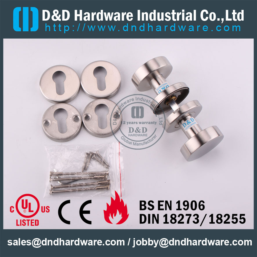 D&D Hardware-Stainless Steel 304 Door knob handle DDSH039