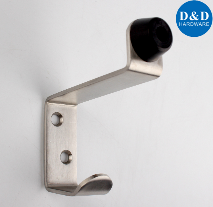 Special wall mounted door stopper with hook-D&D Hardware