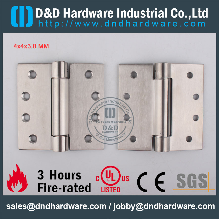 D&D Hardware-Door Accessories SS304 Spring Hinge DDSS033