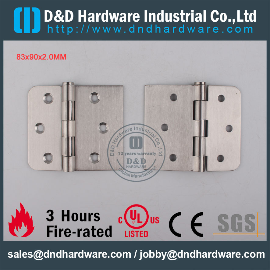 D&D Hardware-Fire Rated Grade SS304 Door stainless steel DDSS010
