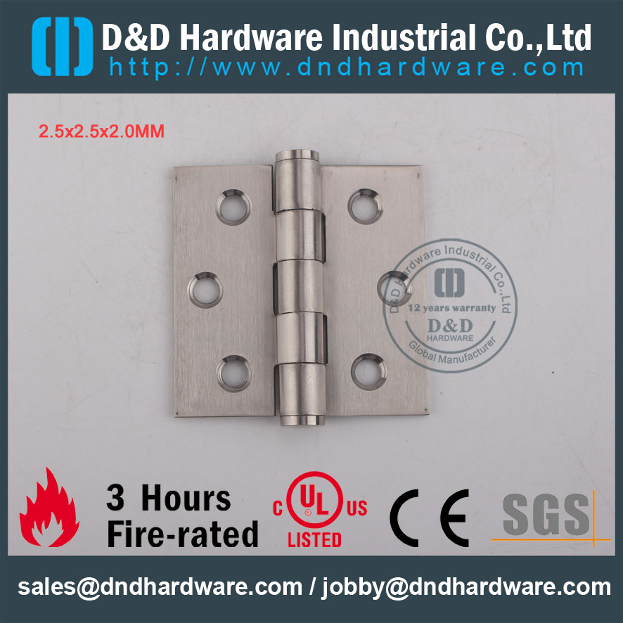 D&D Hardware-Door Accessories Stainless Steel Door Hinge DDSS004