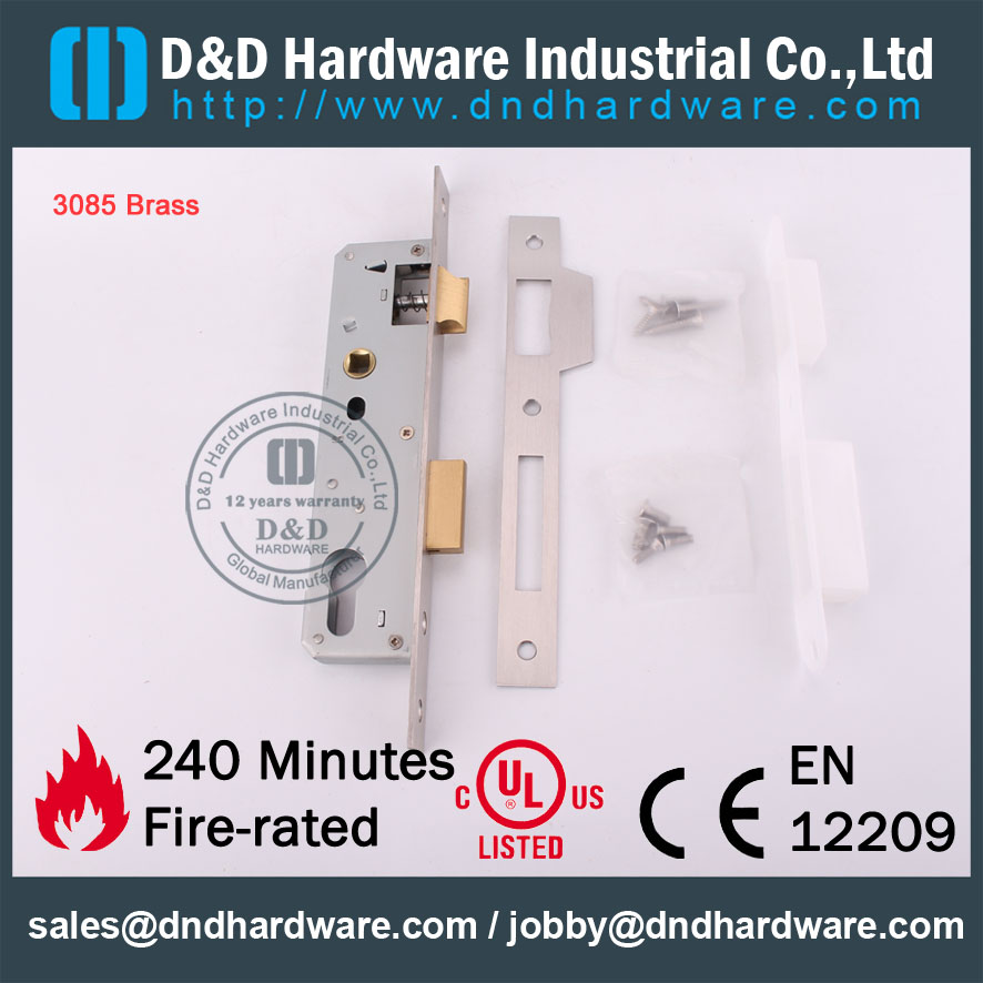D&D Hardware-Wholesale 3085 Decorative Design Mortise Lock DDML021