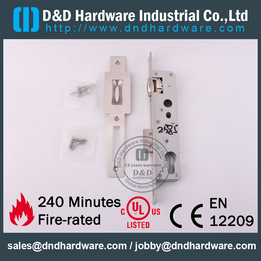 D&D Hardware-Construction Hardware 2585 Roller Mortise Lock DDML022
