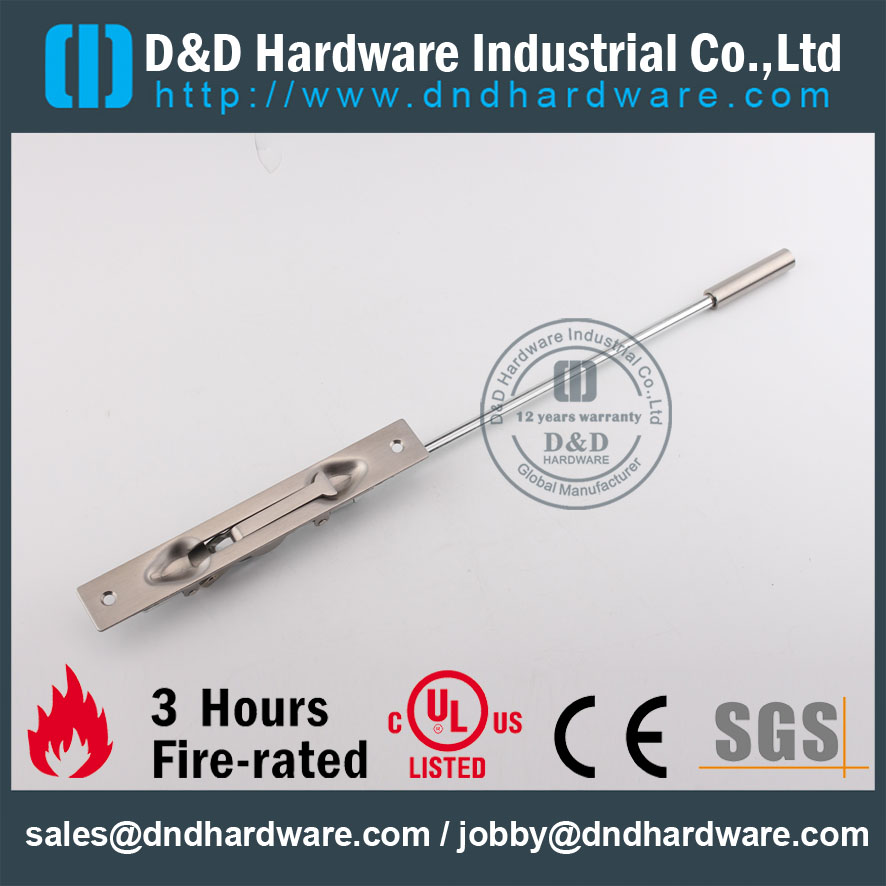 D&D Hardware-Architectural Hardware Flush Door Bolt DDDB011