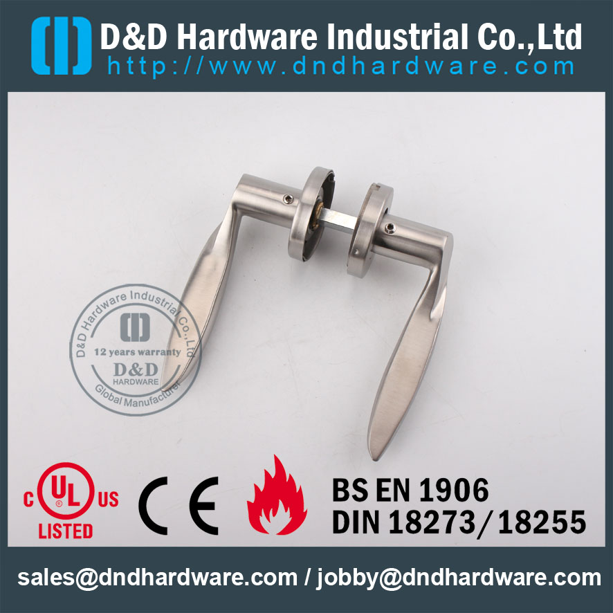 D&D Hardware-CE Standard Stainless Steel Solid Door handle DDSH026