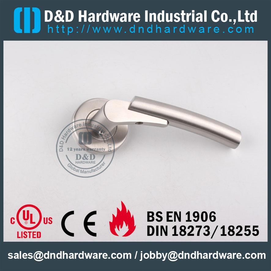 D&D Hardware-Architectural Hardware solid Door handle DDSH017