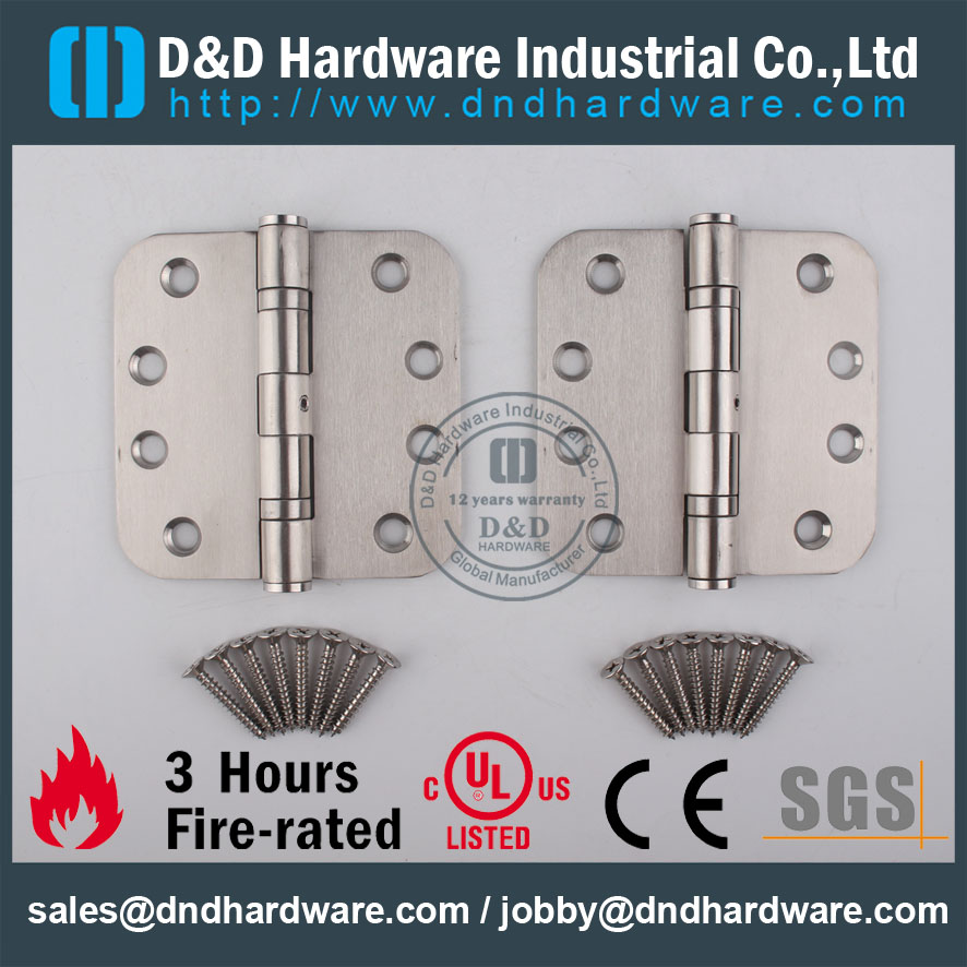 D&D Hardware-Stainless Steel 304 Round Corner Hinge 