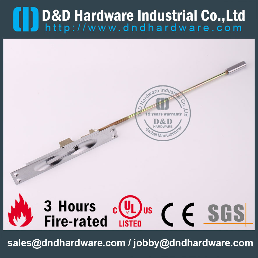 D&D Hardware-CE Certificate Fire Rated Flush Bolt DDDB010