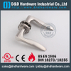 Stainless Steel 304 Casting Lever Handle on Rose for Exterior Doors -DDSH008