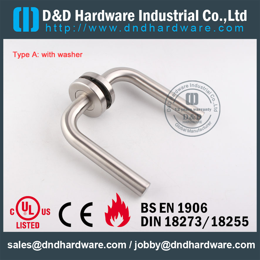 D&D Hardware-Stainless steel Door lever handle DDTH002