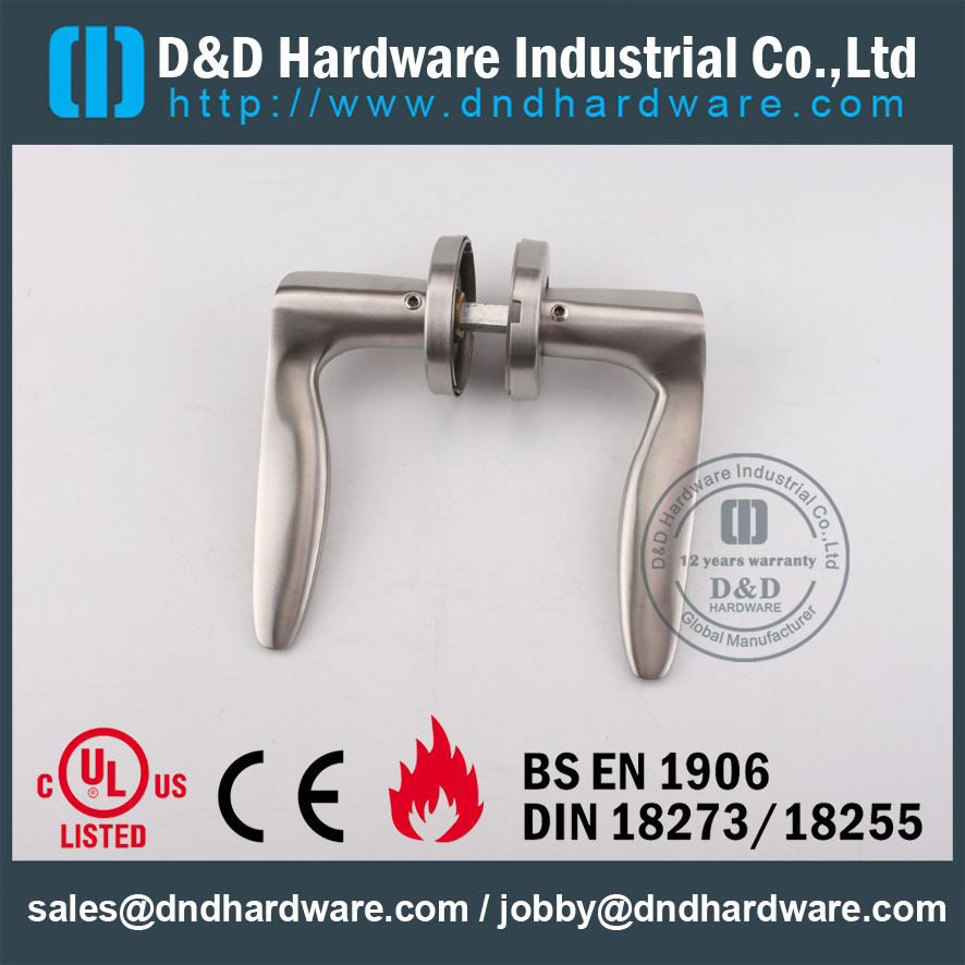 D&D Hardware-Europe Modern Interior Solid Door handle DDSH008