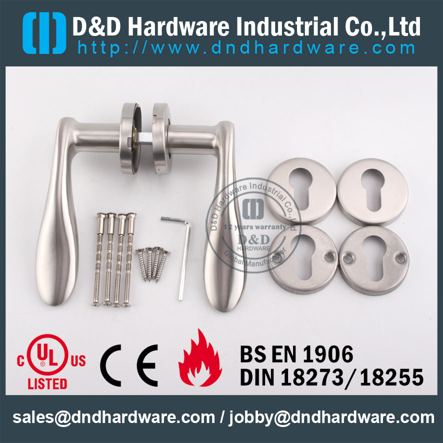 D&D Hardware-Architectral Hardware Stainless steel solid handle DDSH025
