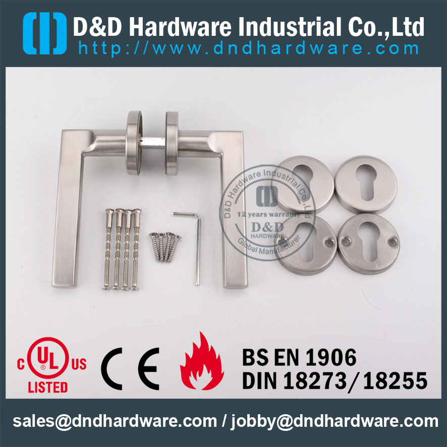 D&D Hardware-Stainless steel 304 solid Door handle DDSH023