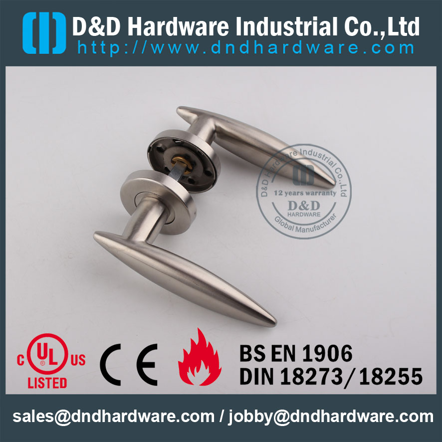 D&D Hardware-EN1906 Stainless steel solid Door handle DDSH021