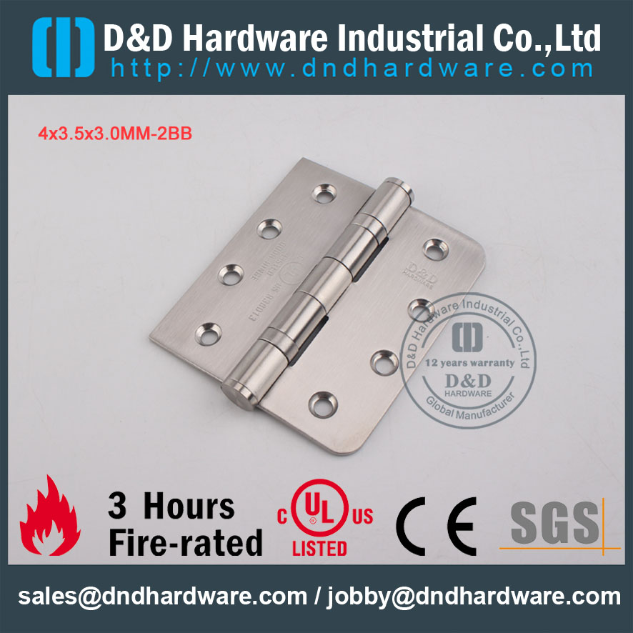 D&D Hardware-CE Certificate Fire Rated Door hinge DDDS010