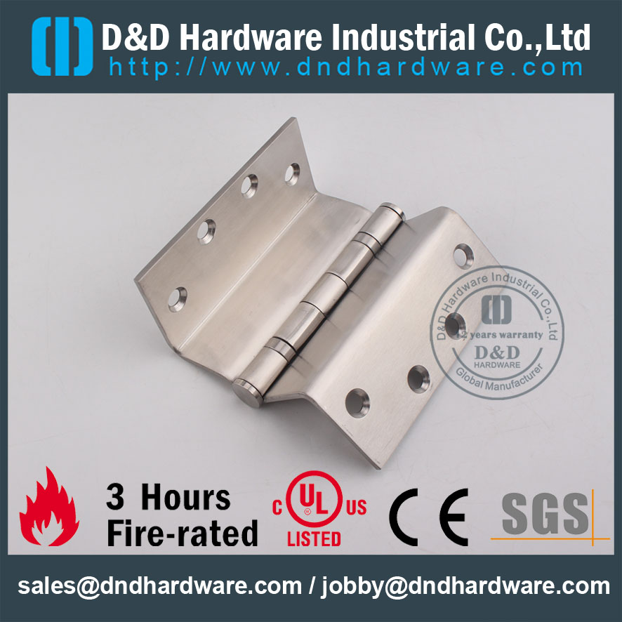 D&D Hardware-Euro Interior Stainless steel 304 Crank Hinge DDSS012
