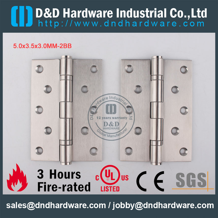 D&D Hardware-Stainless steel 304 5x3.5x3-2BB Door hinge DDSS011