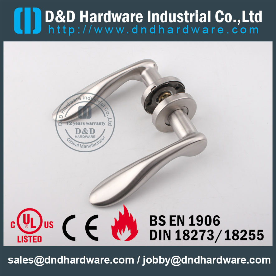 D&D Hardware-Decorative Design SS304 Solid lever handle DDSH025