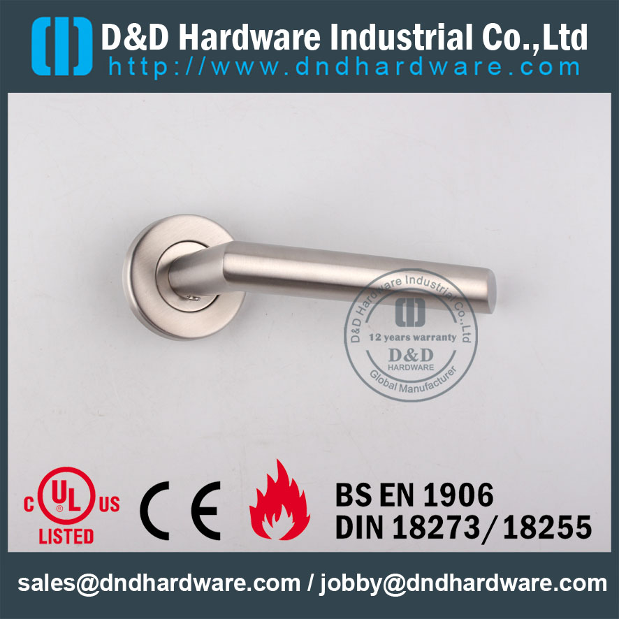 D&D Hardware-Europe Market SSS Door Lock handle DDTH012